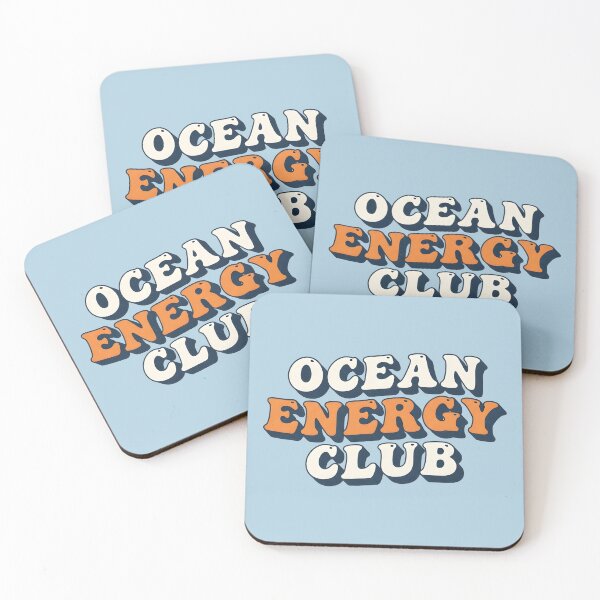 Item preview, Ocean Energy Club – Coastal Identity Typography Design designed and sold by Sea Gem.