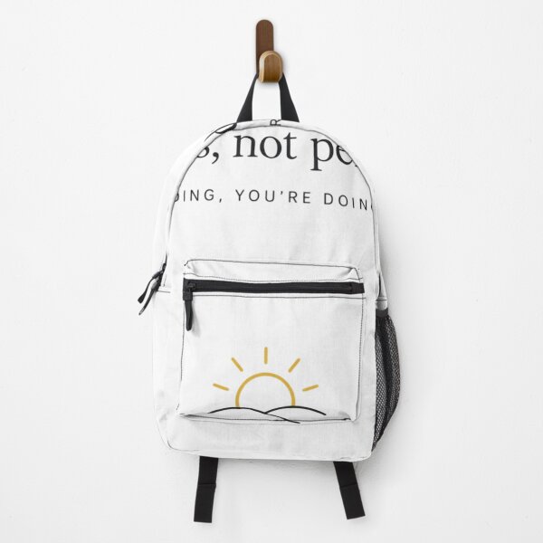 Item preview, Minimal Motivation Typography with Sun Icon – Progress Not Perfection Quote Aesthetic Design designed and sold by Sanika arts .