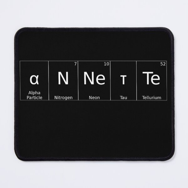 Item preview, ANNETTE - ✨ ELEMENTS & PARTICLES NAME SERIES ✨- for darker background designed and sold by WheelieGdArt.
