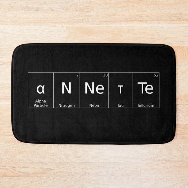 Item preview, ANNETTE - ✨ ELEMENTS & PARTICLES NAME SERIES ✨- for darker background designed and sold by WheelieGdArt.