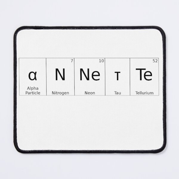 Item preview, ANNETTE - ✨ ELEMENTS & PARTICLES NAME SERIES ✨- for lighter background designed and sold by WheelieGdArt.