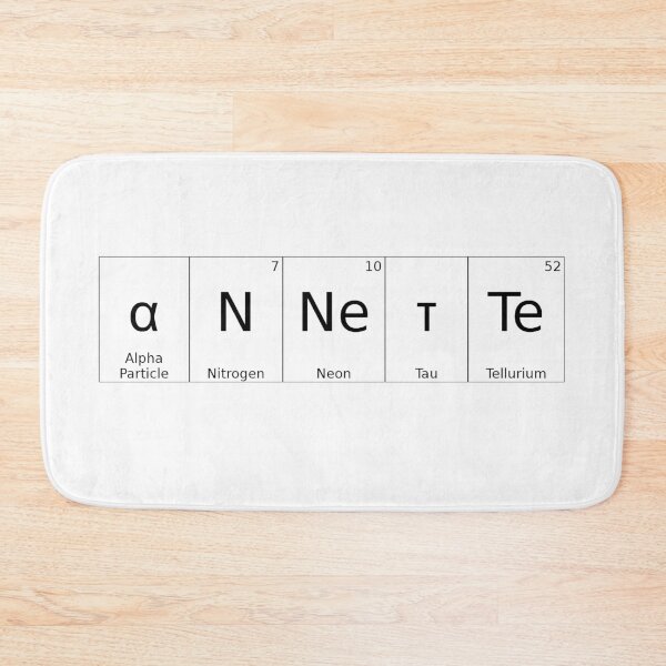 Item preview, ANNETTE - ✨ ELEMENTS & PARTICLES NAME SERIES ✨- for lighter background designed and sold by WheelieGdArt.