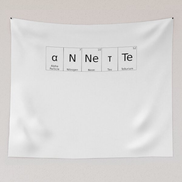 Item preview, ANNETTE - ✨ ELEMENTS & PARTICLES NAME SERIES ✨- for lighter background designed and sold by WheelieGdArt.