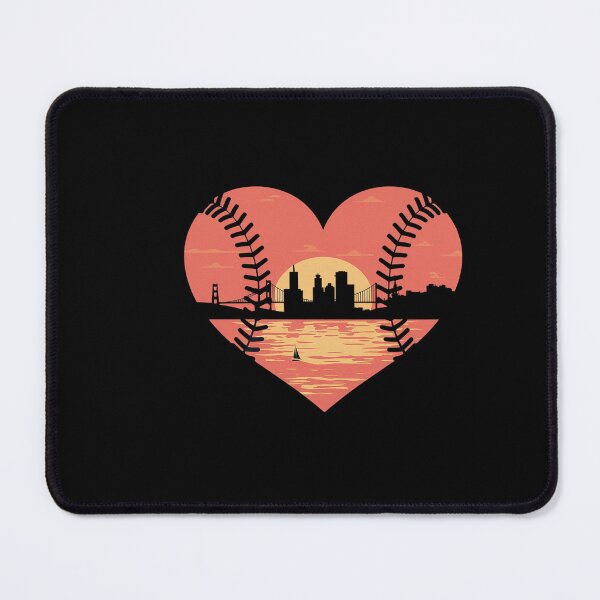 Item preview, US State San Francisco Baseball Heart designed and sold by AvenStudioCo.