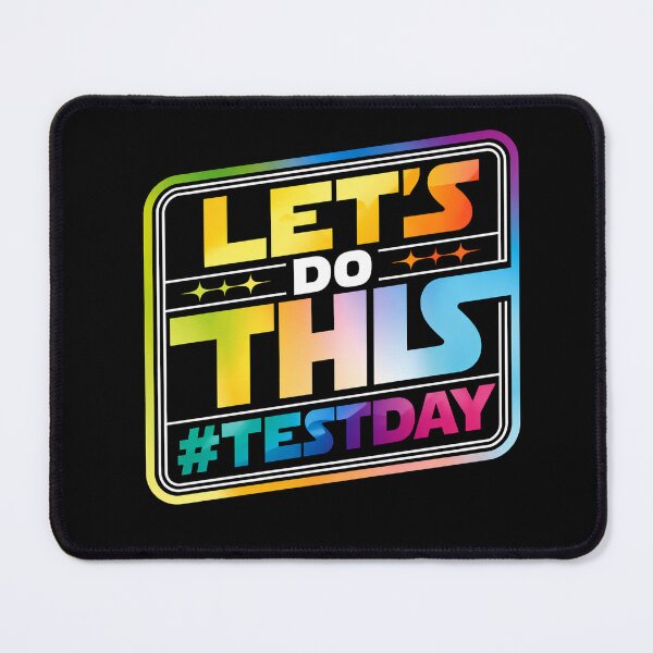 Item preview, Let’s Do This Test Day Gradient Teacher Design designed and sold by LashondaGreen89.