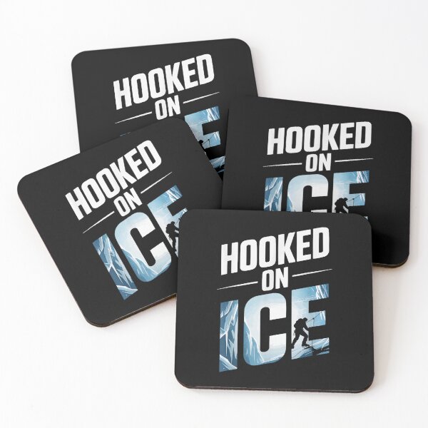Item preview, Ice Climbing Hooked on Ice designed and sold by goombi-creative.