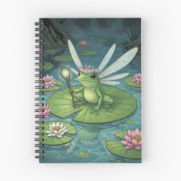 Item preview, Magic Frog in Water Lily designed and sold by HeyHas.