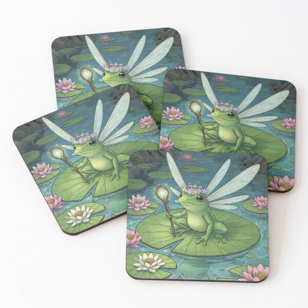 Item preview, Magic Frog in Water Lily designed and sold by HeyHas.