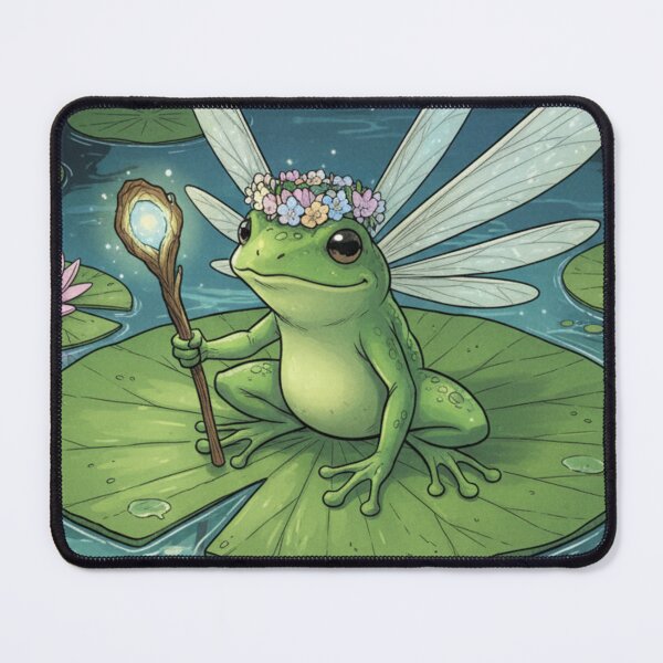 Item preview, Magic Frog in Water Lily designed and sold by HeyHas.