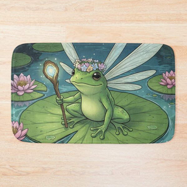 Item preview, Magic Frog in Water Lily designed and sold by HeyHas.