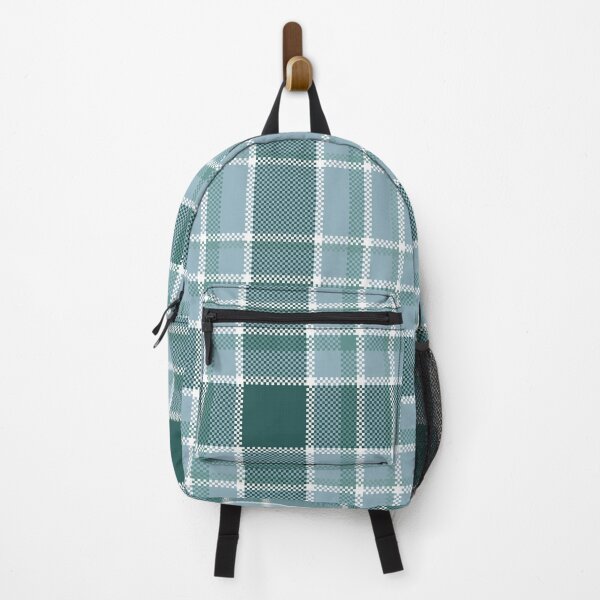 Item preview, Teal Blue Plaid Seamless Pattern Texture designed and sold by PowerAntShop.