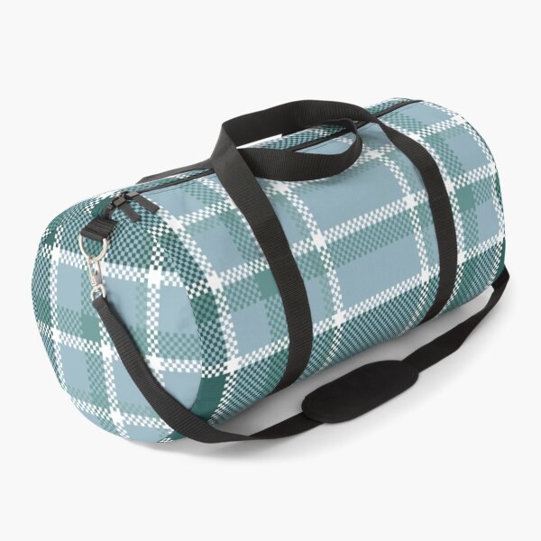 Item preview, Teal Blue Plaid Seamless Pattern Texture designed and sold by PowerAntShop.