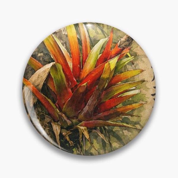 Item preview, The Bromeliad - El Yunque rainforest PR as Japanese ZEN print designed and sold by www.elyunqueprints.store.