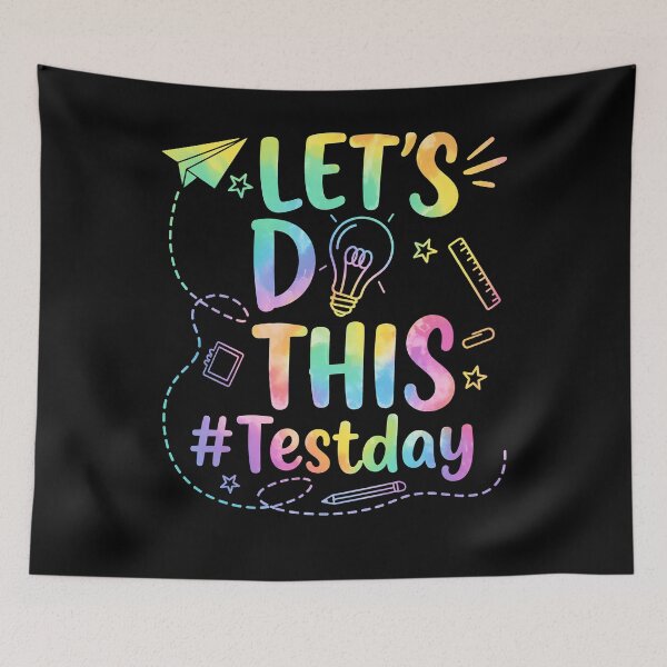 Item preview, Let’s Do This Test Day Pastel Teacher Design designed and sold by LashondaGreen89.