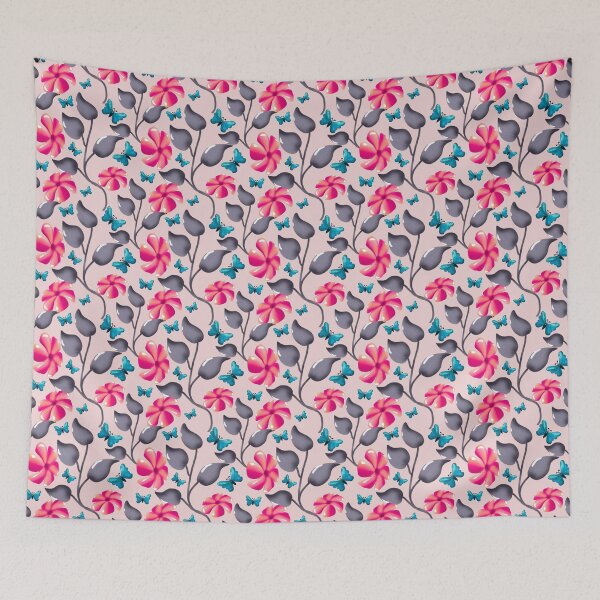 Item preview, Handmade Floral Seamless Pattern Elegant Botanical Cottagecore Flowers designed and sold by HopeAndHustle.