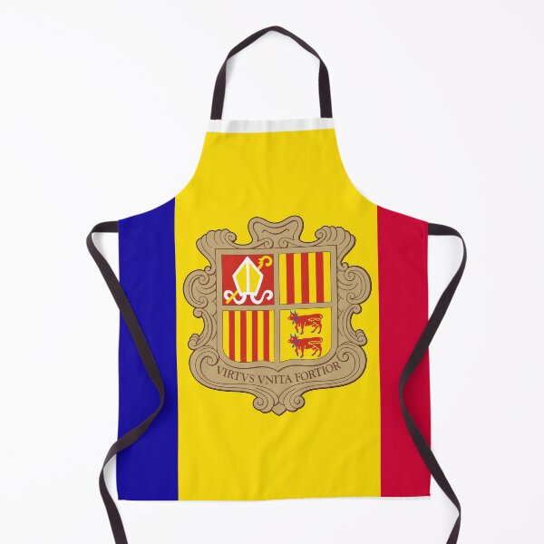 Item preview, Andorran Flag designed and sold by wickedcartoons.