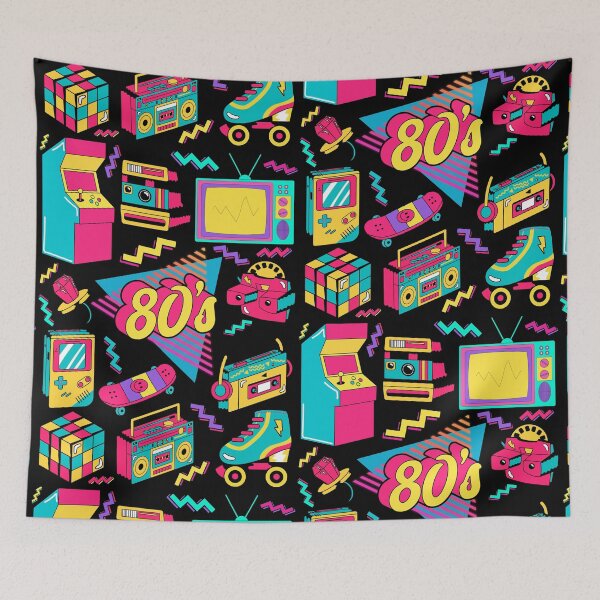 Item preview, 80s Retro Neon Pop Culture Aesthetic Bold Design designed and sold by Artography Designs.
