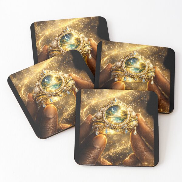 Item preview, Garifuna Ring | Magical Gold Fantasy Art designed and sold by ezsketch25.