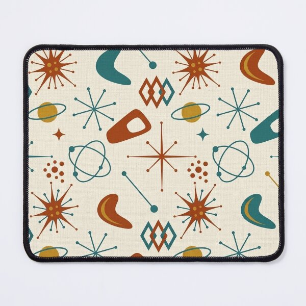 Item preview, Atomic Age Pattern - MCM - Geometric Abstract Earth Tone Midcentury Modern Art designed and sold by CattlettArt.