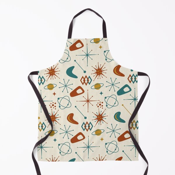 Item preview, Atomic Age Pattern - MCM - Geometric Abstract Earth Tone Midcentury Modern Art designed and sold by CattlettArt.