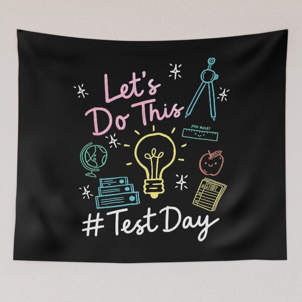 Item preview, Let’s Do This Test Day Doodle School Design designed and sold by LashondaGreen89.