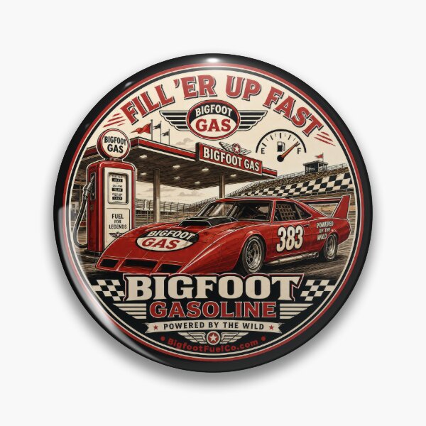 Item preview, Fill’er Up Fast – Bigfoot Gasoline Retro Racing Fuel Station designed and sold by Bigfoot Fuel Co.
