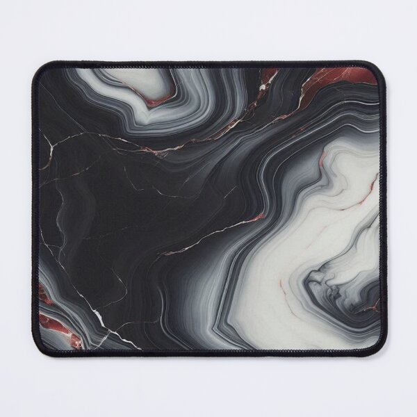 Item preview, Dark Agate Marble Flow Abstract Pattern for Modern Interior Aesthetic Lovers designed and sold by WildStroke.