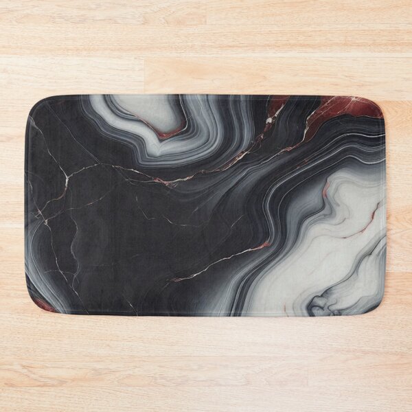 Item preview, Dark Agate Marble Flow Abstract Pattern for Modern Interior Aesthetic Lovers designed and sold by WildStroke.