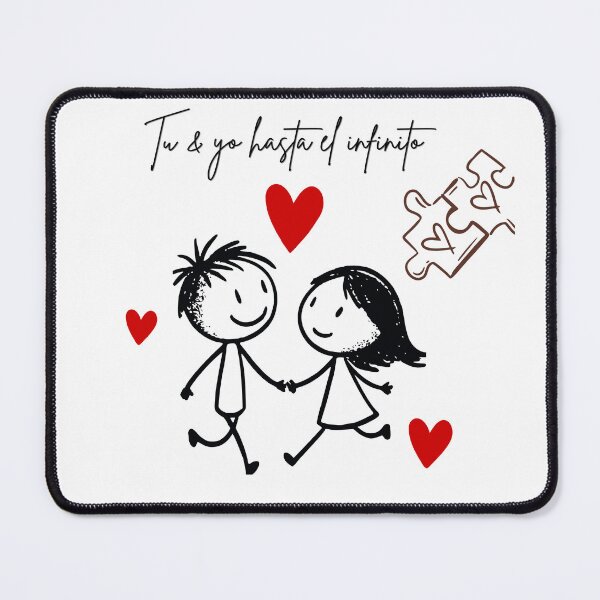 Item preview, You & Me To Infinity - Cute Couple Love Doodle designed and sold by Heartbeat Studio by Yederlin.