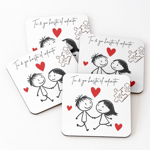 Item preview, You & Me To Infinity - Cute Couple Love Doodle designed and sold by Heartbeat Studio by Yederlin.