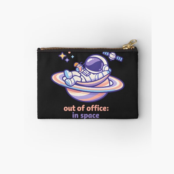 Item preview, "Out of Office: In Space" | Aesthetic Chill Astronaut & Vacation Vibe Art designed and sold by Naviora.
