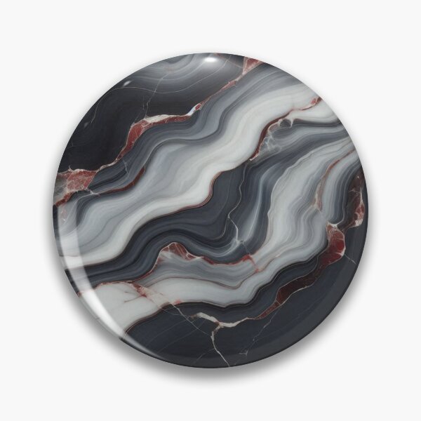 Item preview, Fluid Black Marble Wave Abstract Texture for Dark Aesthetic Design Lovers designed and sold by WildStroke.