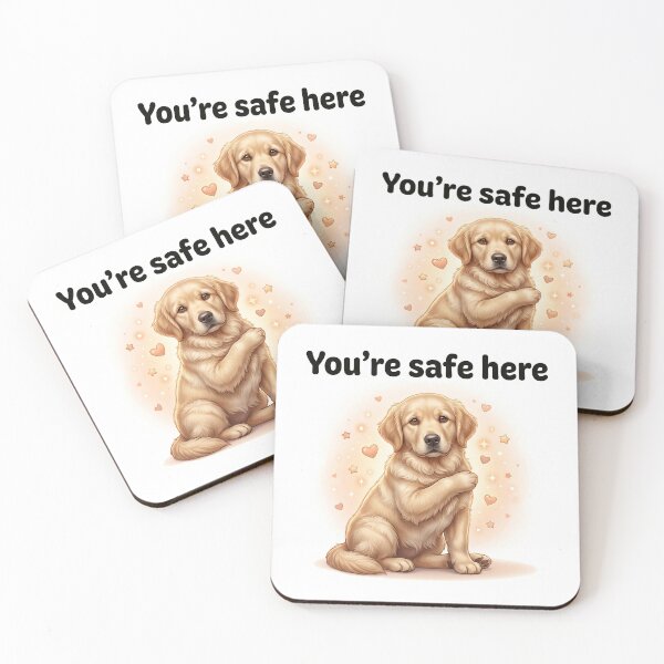 Item preview, Emotional Support Dog – You’re Safe Here Sticker designed and sold by wildbest.