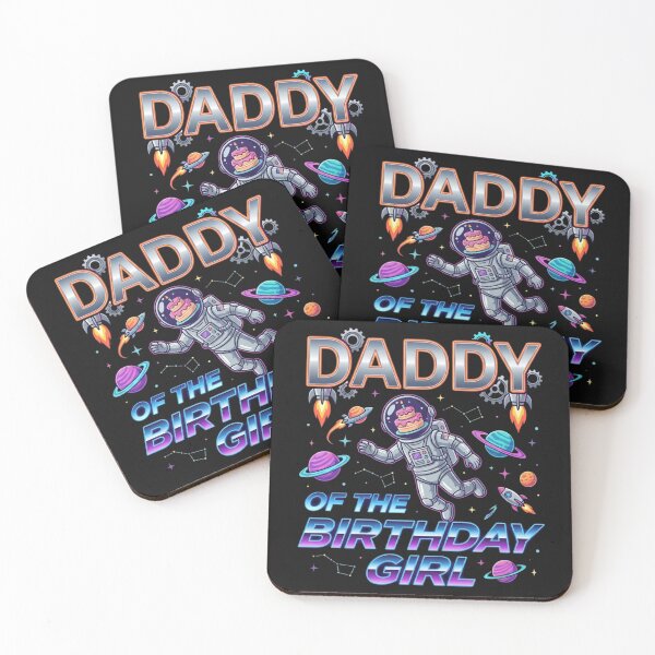 Item preview, Daddy of the Birthday Girl Space Adventure designed and sold by cassidyu.