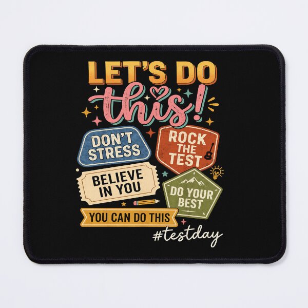 Item preview, Let’s Do This Test Day Vintage Motivational Design designed and sold by LashondaGreen89.