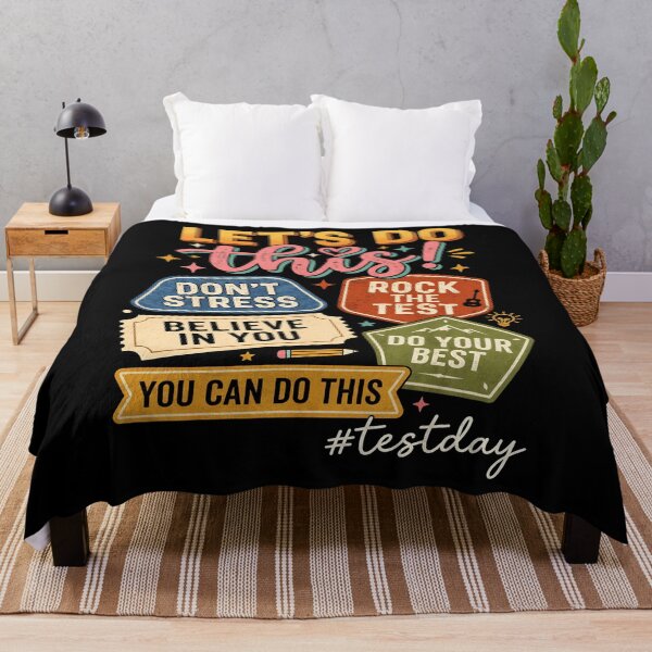 Item preview, Let’s Do This Test Day Vintage Motivational Design designed and sold by LashondaGreen89.