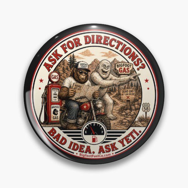 Item preview, Ask for Directions? Bad Idea. Ask Yeti – Bigfoot & Yeti Funny designed and sold by Bigfoot Fuel Co.