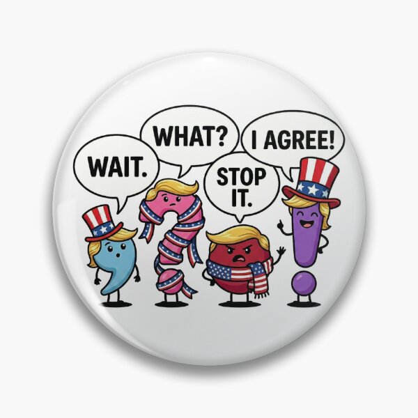 Item preview, Funny Punctuation Trump Humor Cartoon Political Satire designed and sold by chattsuede.