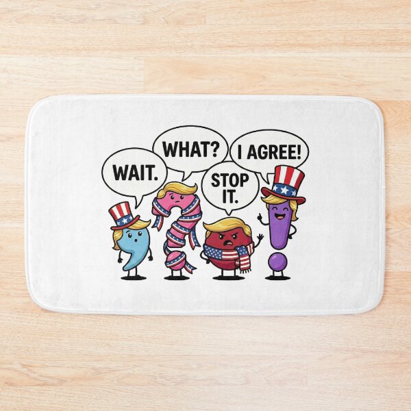 Item preview, Funny Punctuation Trump Humor Cartoon Political Satire designed and sold by chattsuede.