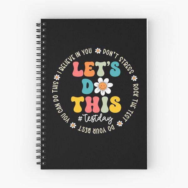 Item preview, Let’s Do This Test Day Cute Floral Motivational Design designed and sold by LashondaGreen89.