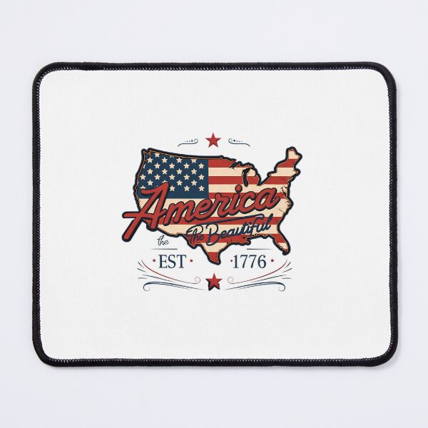 Item preview, Patriotic America The Beautiful 1776 Vintage Flag Map designed and sold by chattsuede.