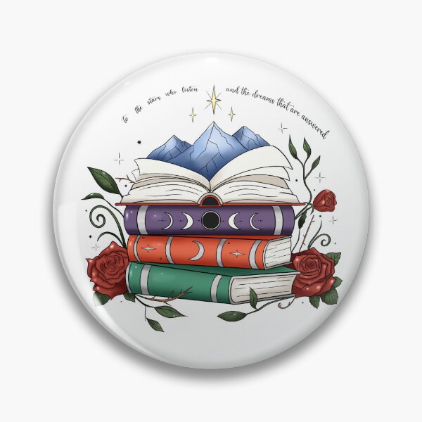 Item preview, Pile of books inspired on ACOTAR fantasy books  designed and sold by RavenAMarie .