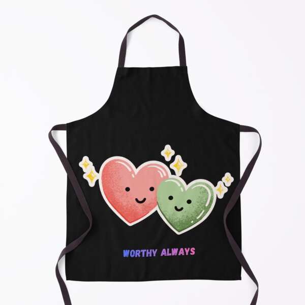 Item preview, Worthy Always Affirmation – Cute Kawaii Pastel Heart Design designed and sold by Homelife3.