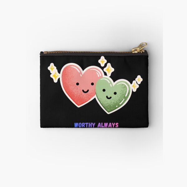 Item preview, Worthy Always Affirmation – Cute Kawaii Pastel Heart Design designed and sold by Homelife3.