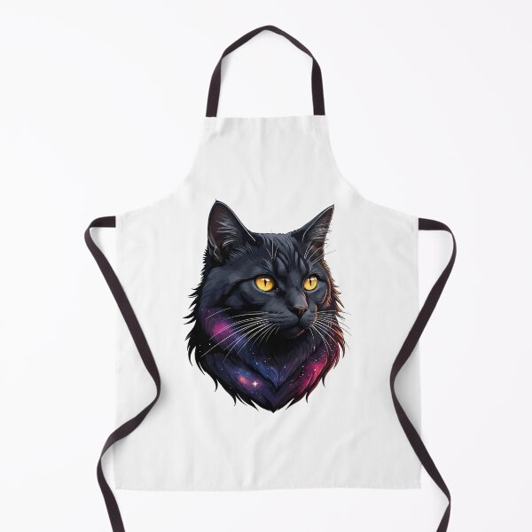 Item preview, Celestial Black Cat in Galaxy Gaze designed and sold by chattsuede.