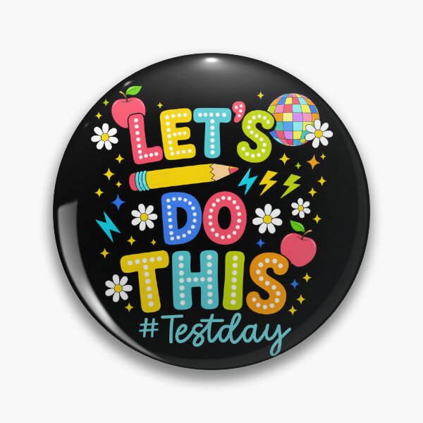 Item preview, Let’s Do This Test Day Colorful School Design designed and sold by LashondaGreen89.