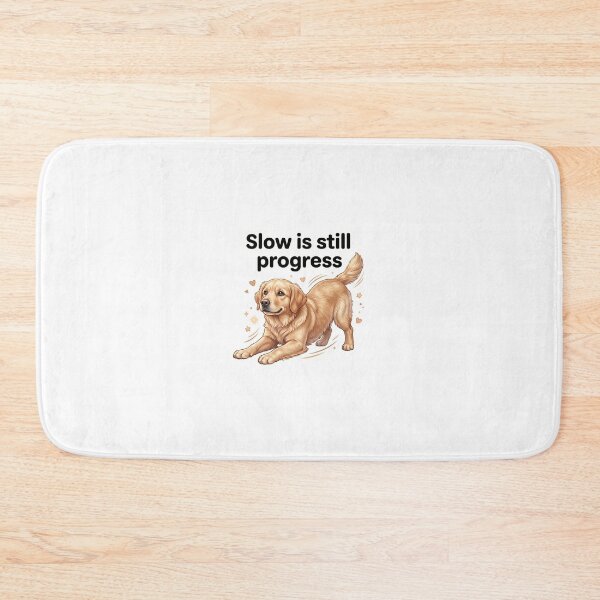 Item preview, Slow Progress Dog – Motivational Comfort Sticker designed and sold by wildbest.