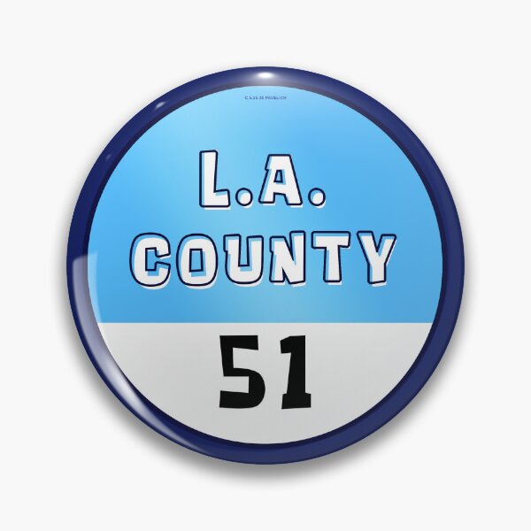 Item preview, L.A. County 51 Retro designed and sold by Normbot2000.