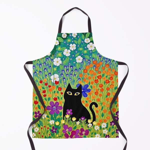 Item preview, Klimt Cat in Flower Garden designed and sold by Vicky Brago-Mitchell®.