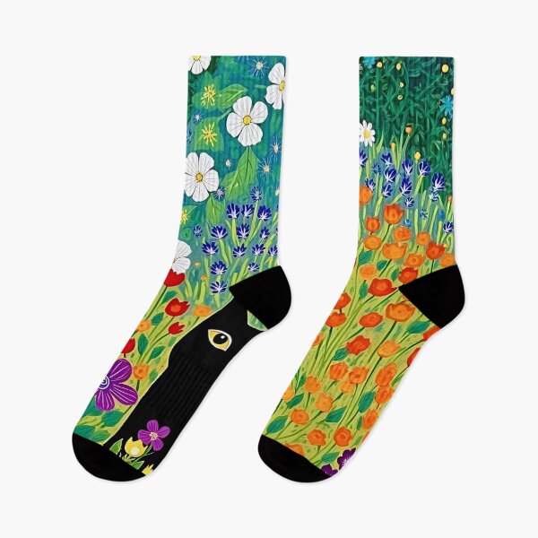 Item preview, Klimt Cat in Flower Garden designed and sold by Vicky Brago-Mitchell®.